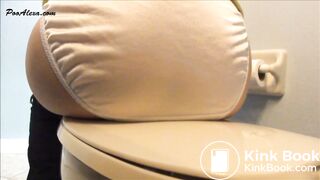 Desperate pantypooping accident