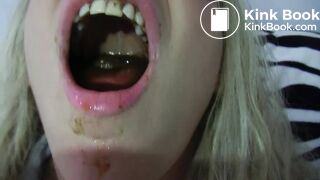 she makes her own breakfast