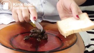 she makes her own breakfast