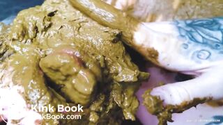 Girl Sucks Dirty Shitty Dick and gets cummed on