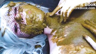 Girl Sucks Dirty Shitty Dick and gets cummed on