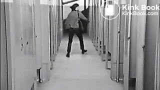 Stuck in ladies room