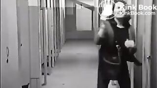 Stuck in ladies room