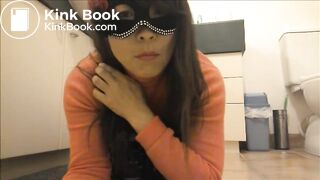 Japanese scat slut is improving her swallowing skills