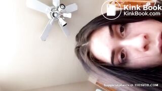 Teen girl pissing and fucking dirty ass