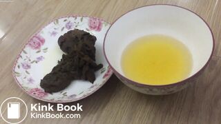 Chinese Queen makes Her slave porn on Her Shit