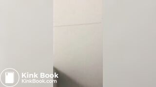 Melissa has diarrhea in a public toilet