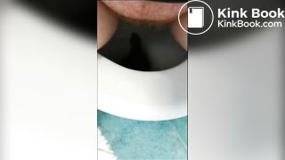 Amy has diarrhea in toilet - video 2