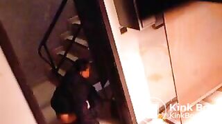 Natural Shitting in the Stairs