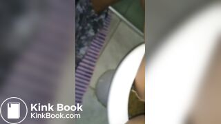 clean her ass after poo