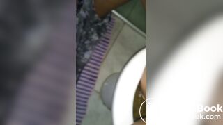 clean her ass after poo