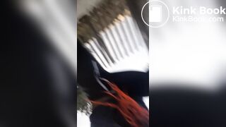 Hot ebony pooping - video 2