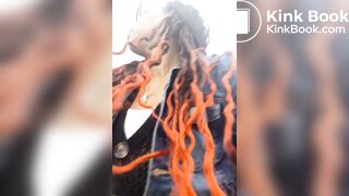 Hot ebony pooping - video 2