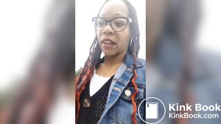 Hot ebony pooping - video 2