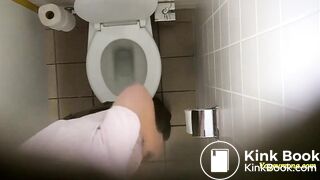 CLASSIC Office girl has a shit. No 2