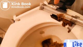 Crotchless panties scat play