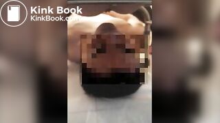 Chinese slave sucking asshole and eat shit from woman's ass