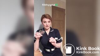 redhead mistress sexy toilet domination