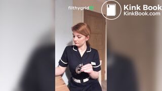 redhead mistress sexy toilet domination