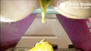 German girl short diarrhea clip