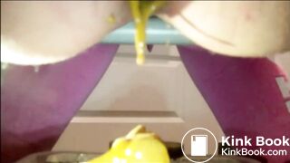 German girl short diarrhea clip