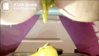 German girl short diarrhea clip