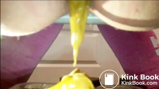 German girl short diarrhea clip