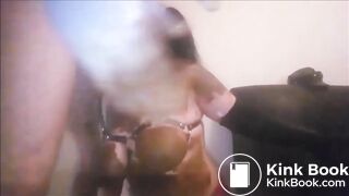 The Shit Living Couple: Shit Deepthroating Slave