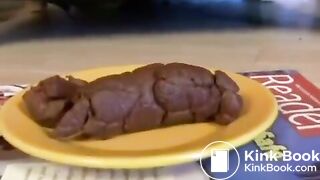 Sexy "milky" skin girl pooping for the luckiest douchbag in USA! :D