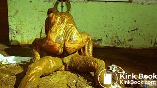 Scat couple fucks in cow shit on farm - trailer