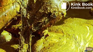 Scat couple fucks in cow shit on farm - trailer