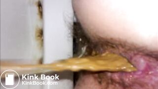 incredible load from a hairy woman