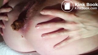 she gets fucked after she poops