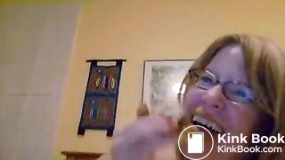 Mature Eating Her Shit on Web Chat