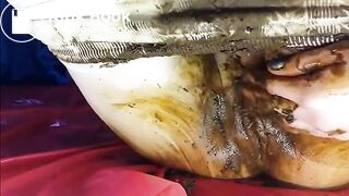 sexy Russian woman poops and pees - video 3