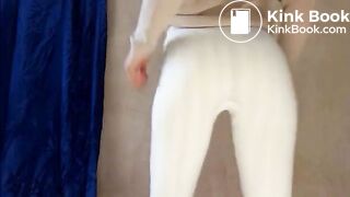 sexy Russian woman poops and pees - video 3