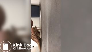 Chinese beautiful woman poop in public toilet