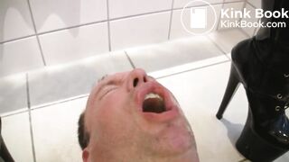 Catwoman went to the tray