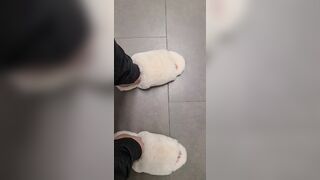 Silent plops in the big stall