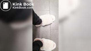 Silent plops in the big stall