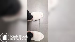 Silent plops in the big stall