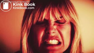 Hot model toilet pooping and farting scene