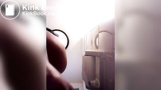 Girl pooping on toilet self shot 15