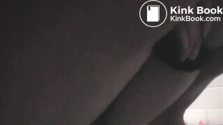 Girl shitting in squat public toilet - video 2