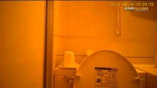 Asian girl poops in squat toilet 79