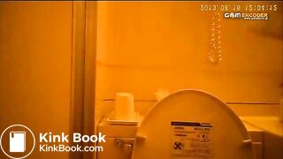 Asian girl poops in squat toilet 79