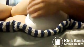 Lazy pantypoop in bed