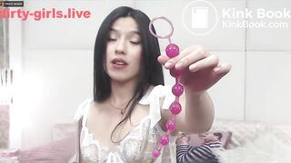 Make pee and get poo with anal balls