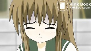 Fear of diarrhea while leaving school anime