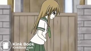 Fear of diarrhea while leaving school anime